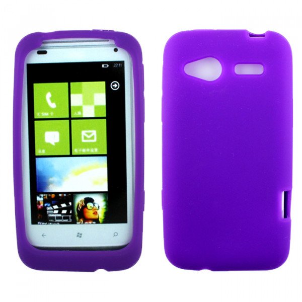 Wholesale HTC Rader Silicone (Purple)